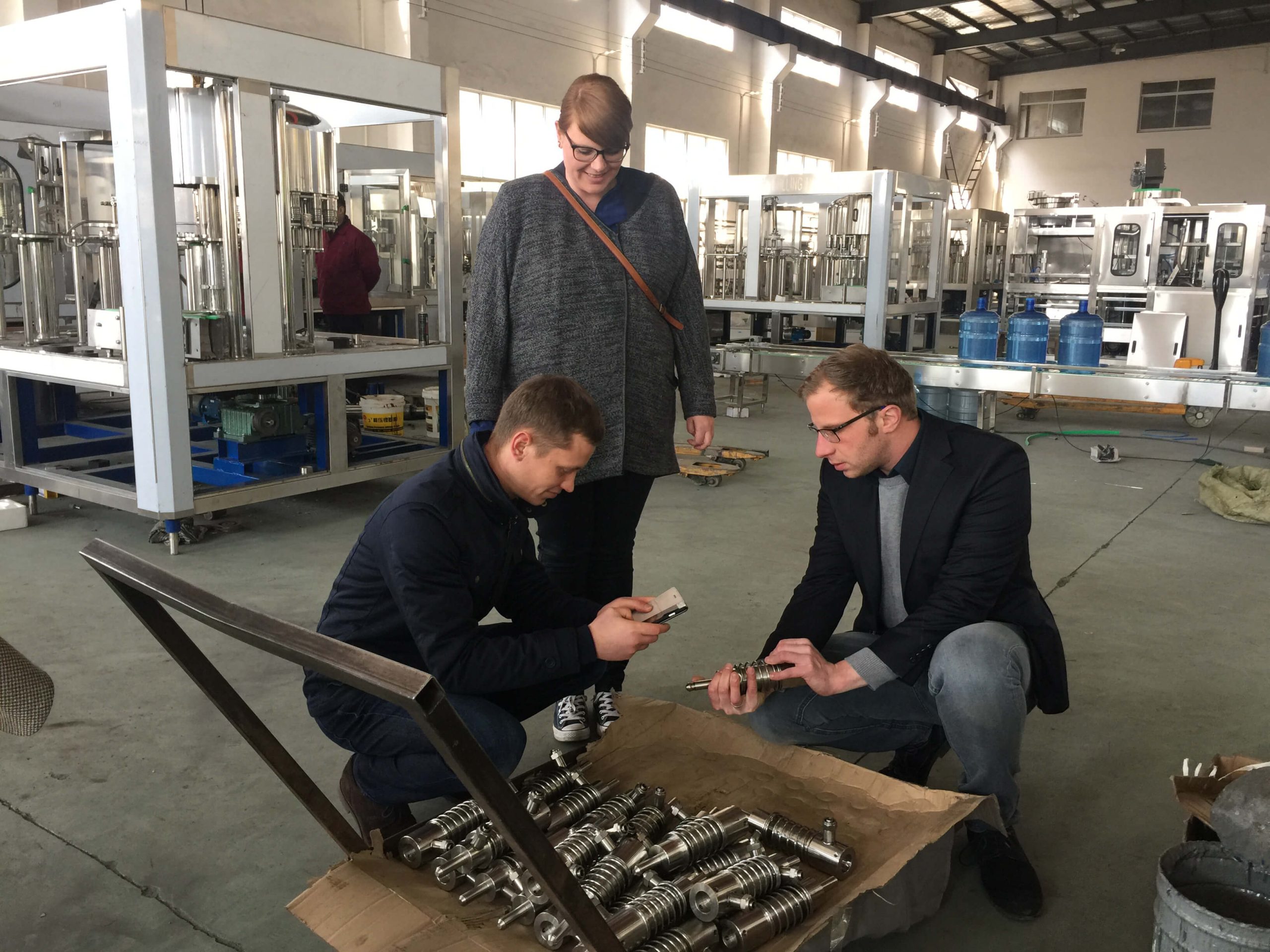 Germany customer come to datong