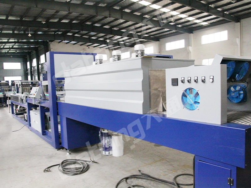Full Automatic Half-tray Shrink Wrap Bottle Packing Machine