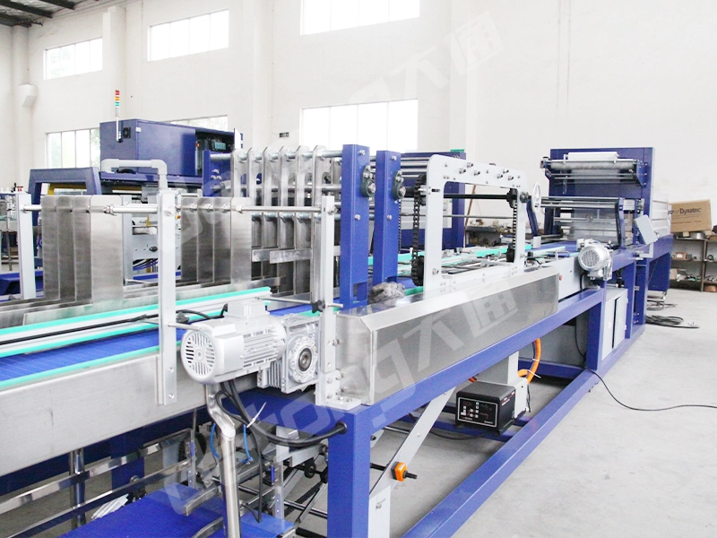 Full Automatic Half-tray Shrink Wrap Bottle Packing Machine
