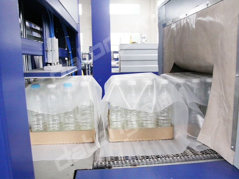 Full Automatic Half-tray Shrink Wrap Bottle Packing Machine