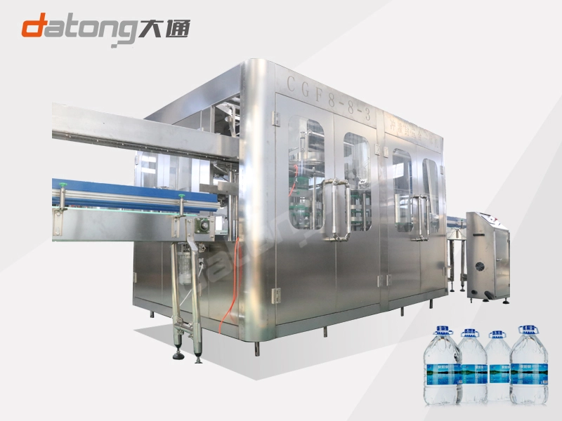 CGF8-8-3 1000BPH 5-10L PET bottle water filling machine