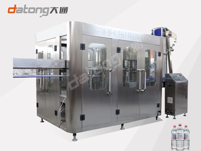 6000BPH 18-18-6 Bottle Mineral Water Bottling Machine